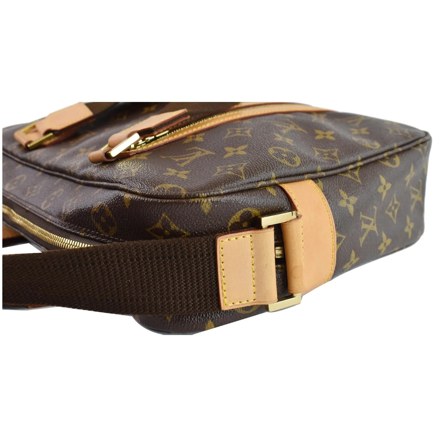 LOUIS VUITTON Sac Bosphore Monogram Canvas Messenger Bag Brown