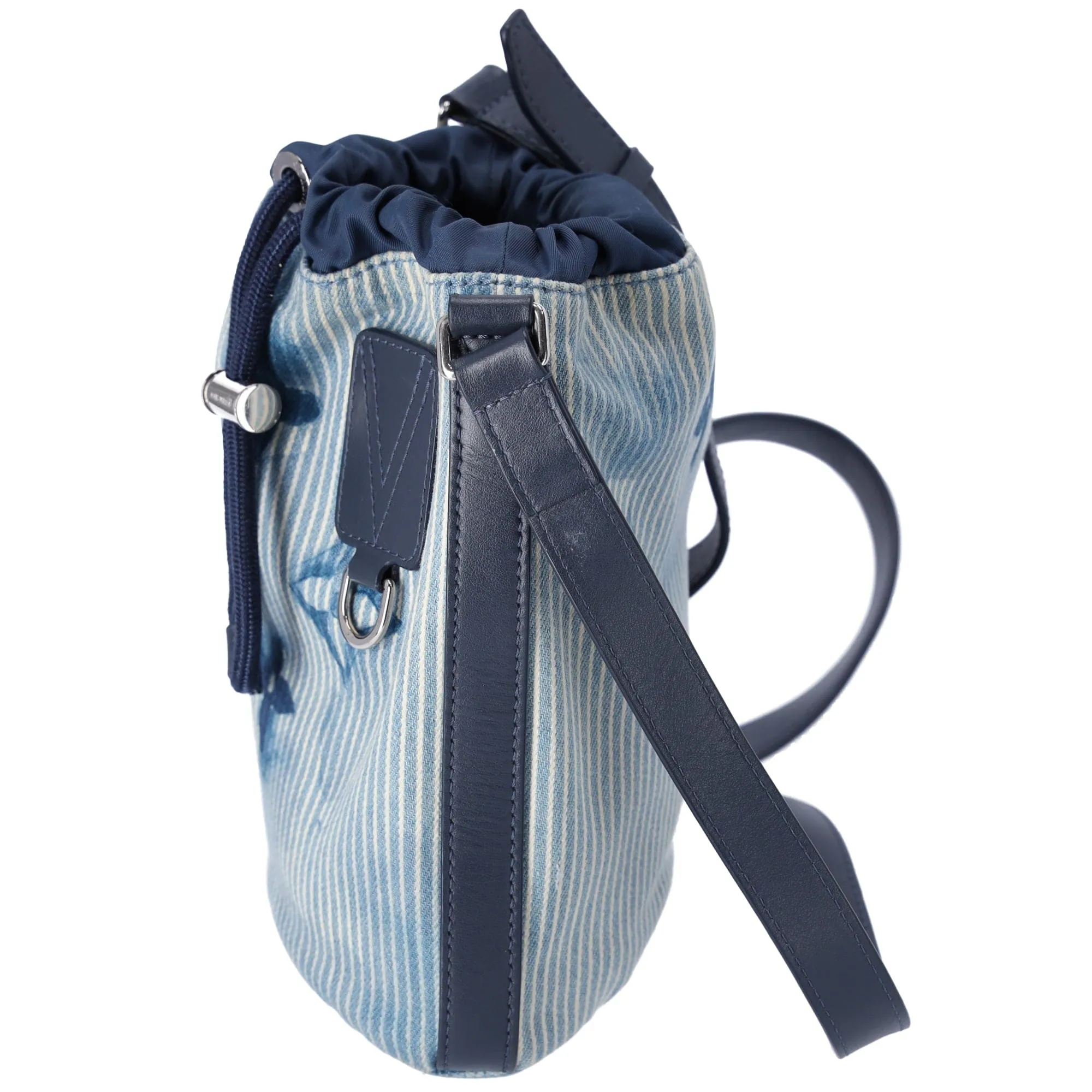 Louis Vuitton Sac Marin Bucket Bag Watercolor Summer Collection Denim M57830