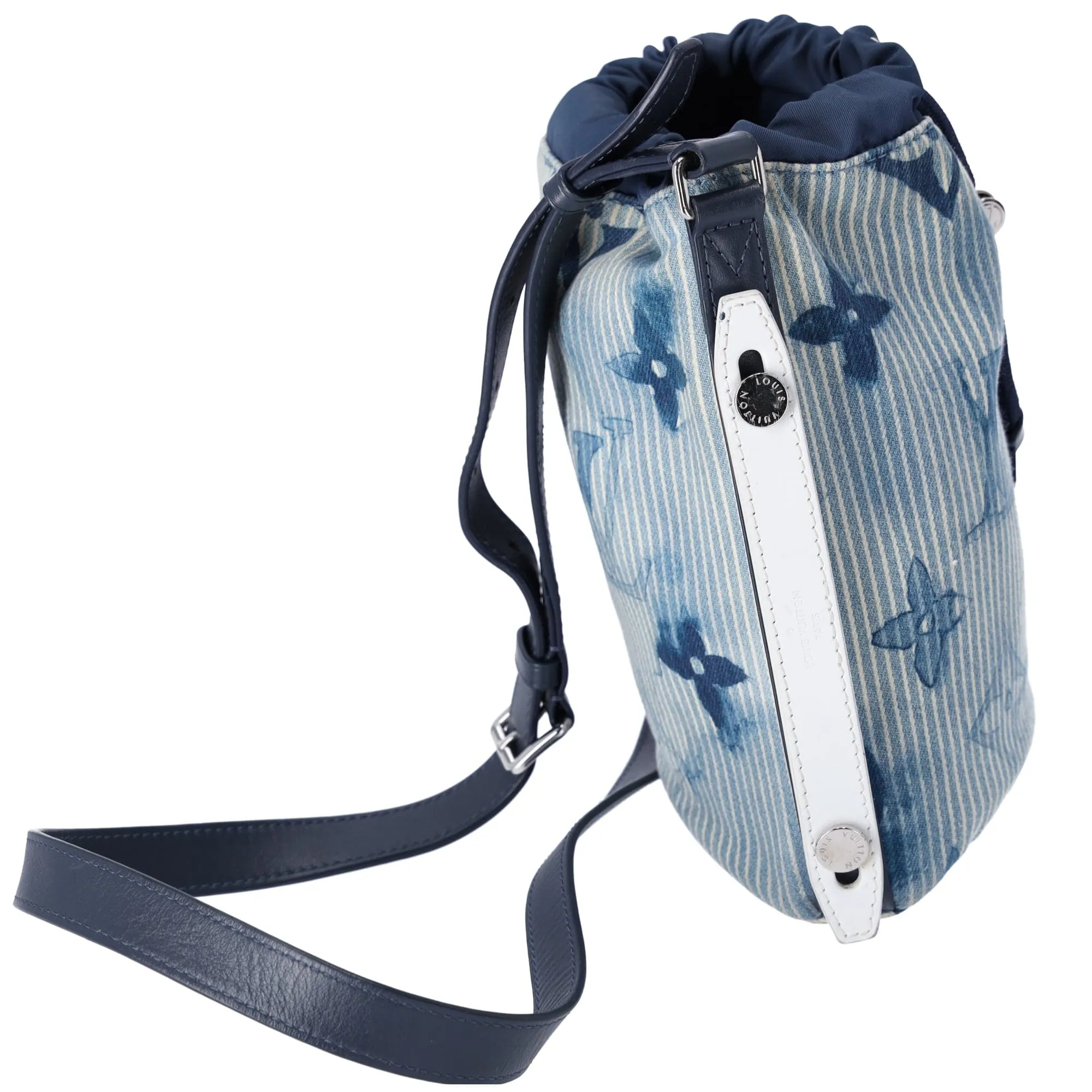 Louis Vuitton Sac Marin Bucket Bag Watercolor Summer Collection Denim M57830