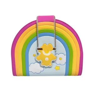 Loungefly Care Bears Rainbow Swing Crossbody DEFECTIVE #228