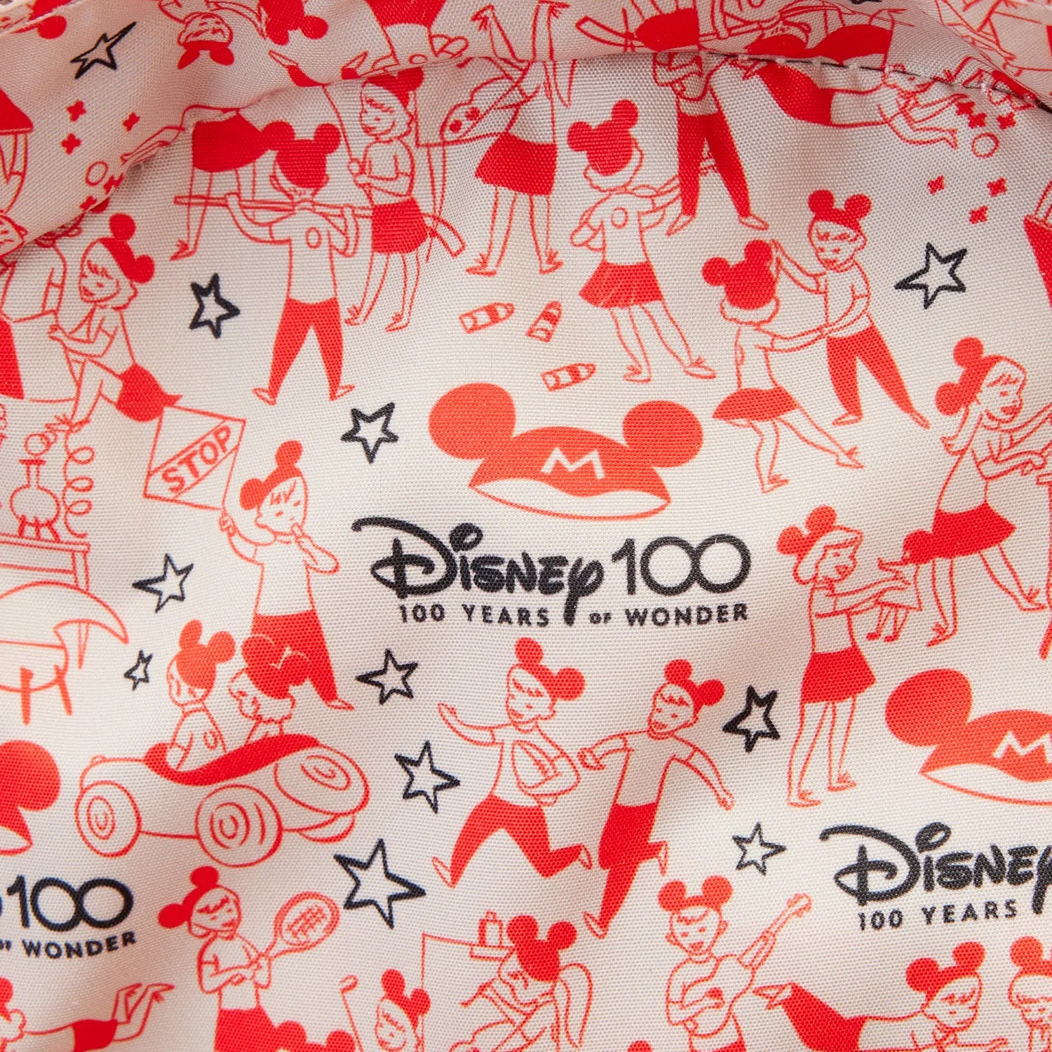 Loungefly Disney 100th Mickey Mouseketeers Ear Holder Crossbody