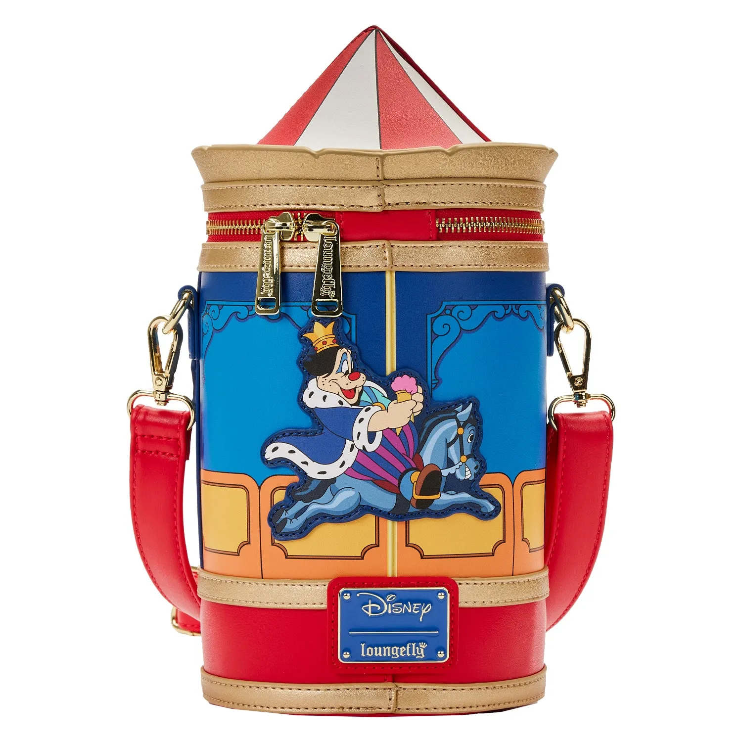 Loungefly Disney Brave Little Tailor Mickey Minnie Carousel Crossbody