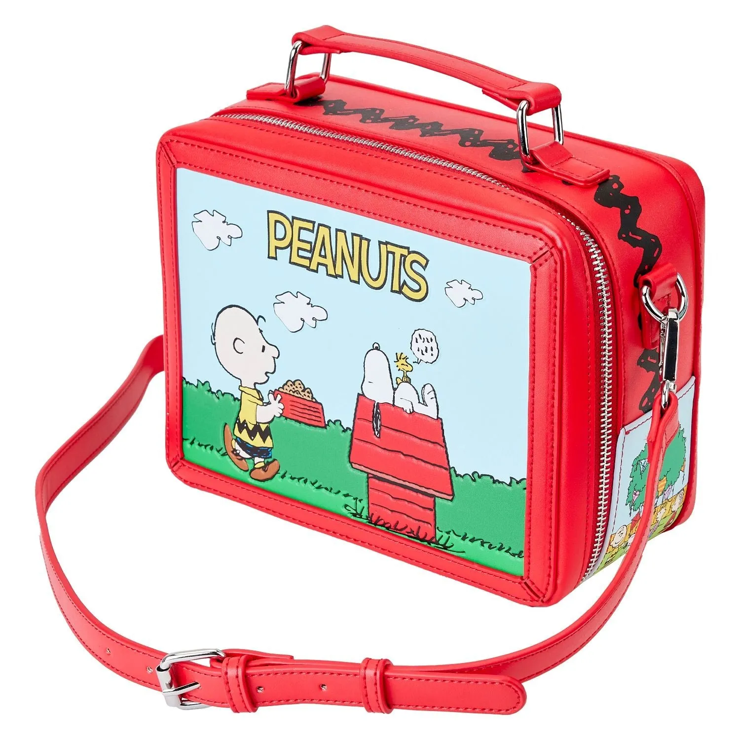Loungefly Peanuts Charlie Brown Lunchbox Crossbody