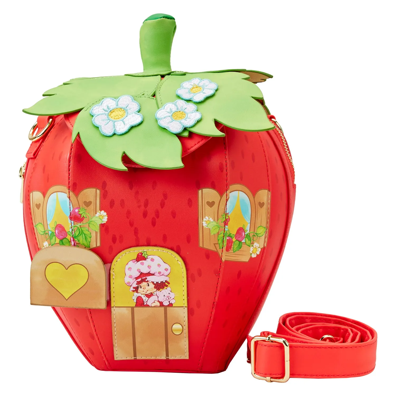 Loungefly Strawberry Shortcake Strawberry House Crossbody Bag