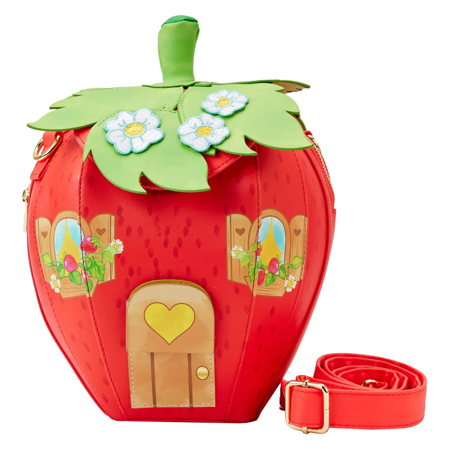 Loungefly Strawberry Shortcake Strawberry House Crossbody Bag