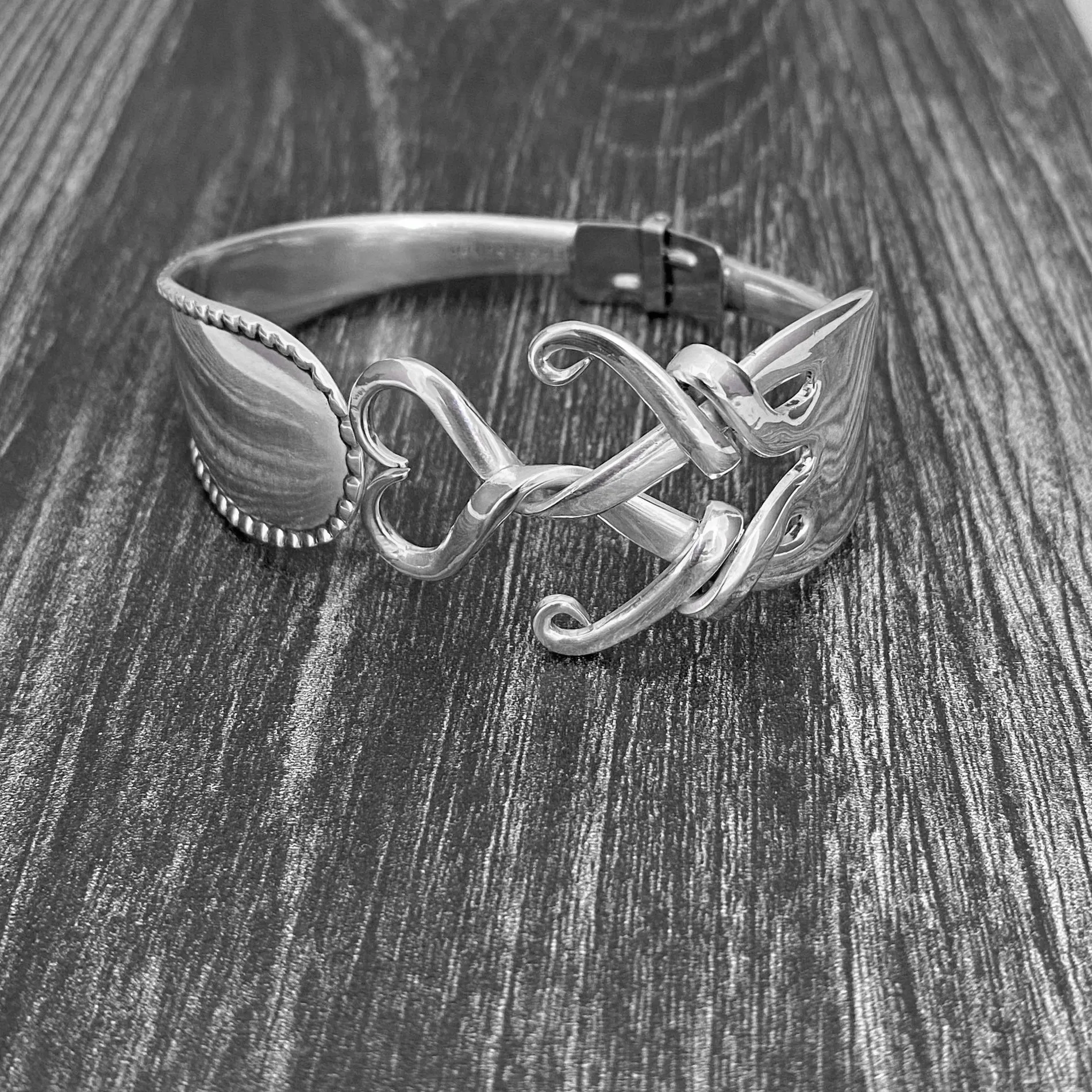 'Love's Embrace' Fork Bracelet