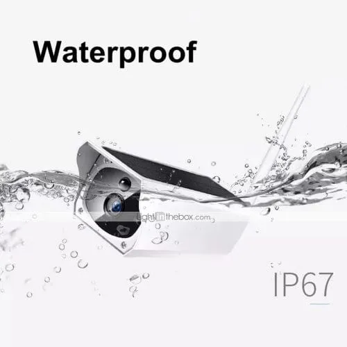 Low-Power Solar WiFi Bullet Camera