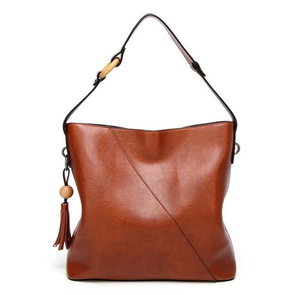 <bold>Bucket / Shoulder Bag <br>Vegan-Leather