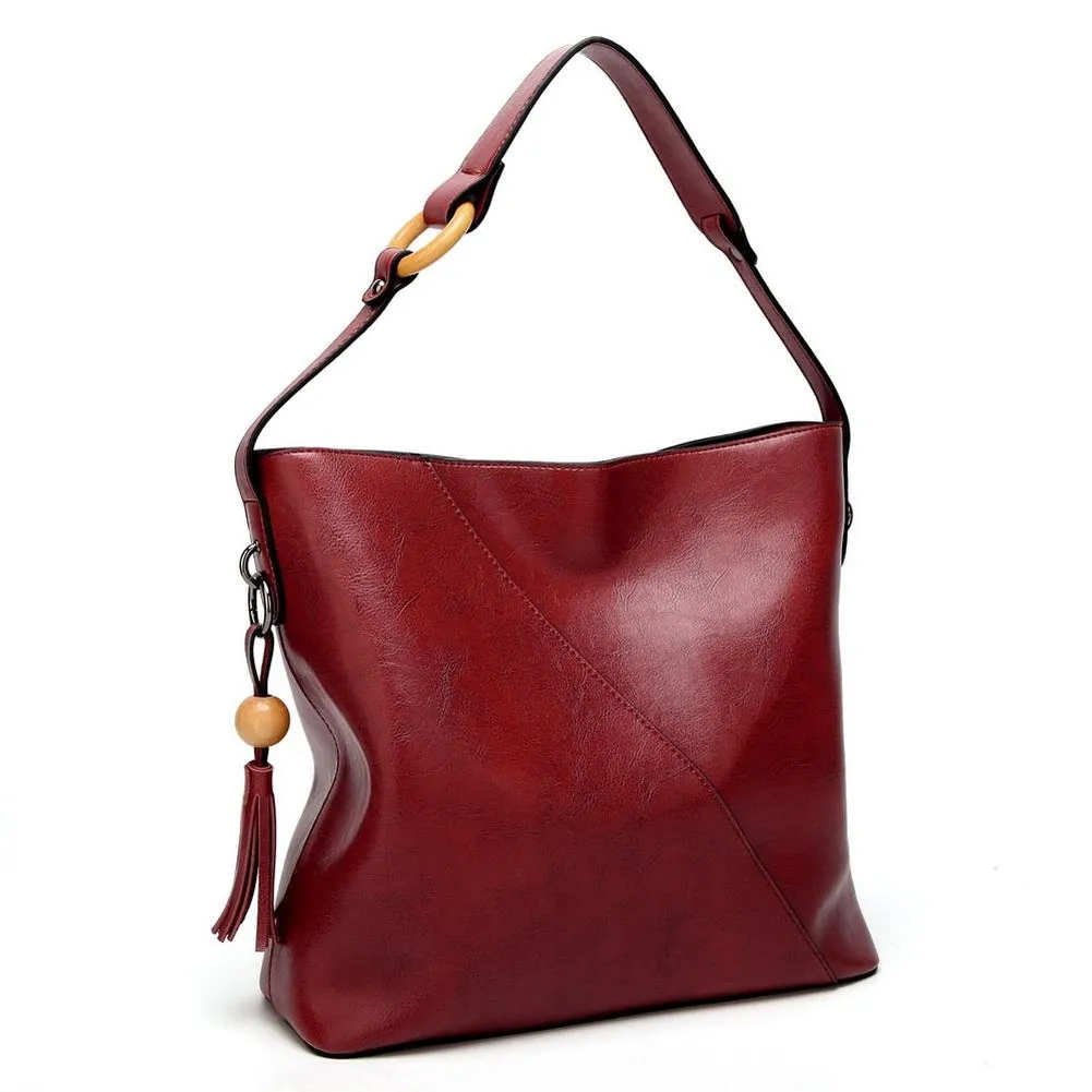 <bold>Bucket / Shoulder Bag <br>Vegan-Leather