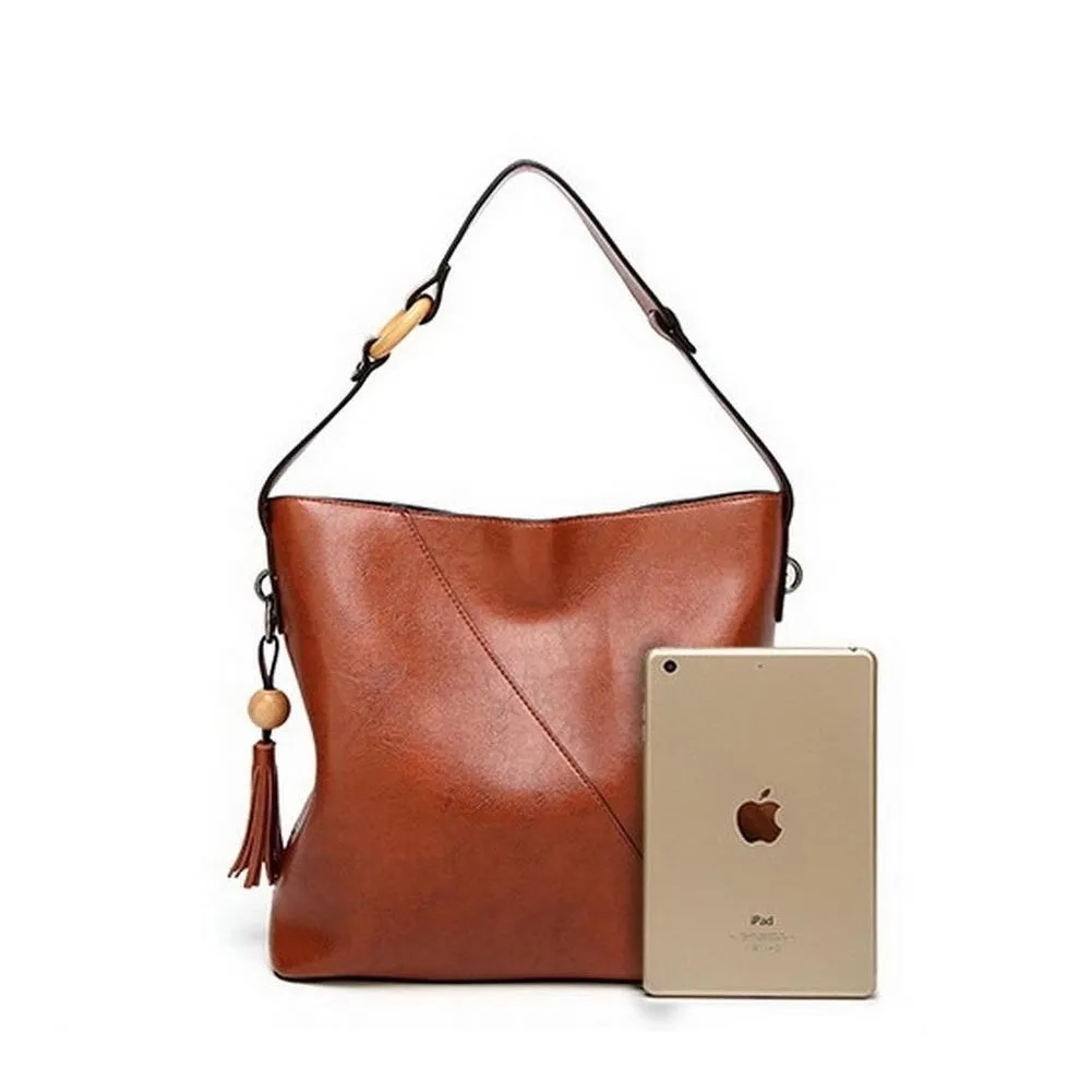 <bold>Bucket / Shoulder Bag <br>Vegan-Leather