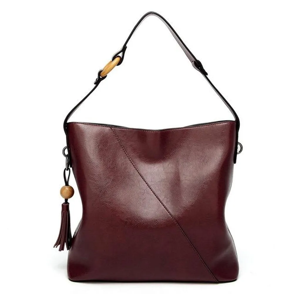 <bold>Bucket / Shoulder Bag <br>Vegan-Leather