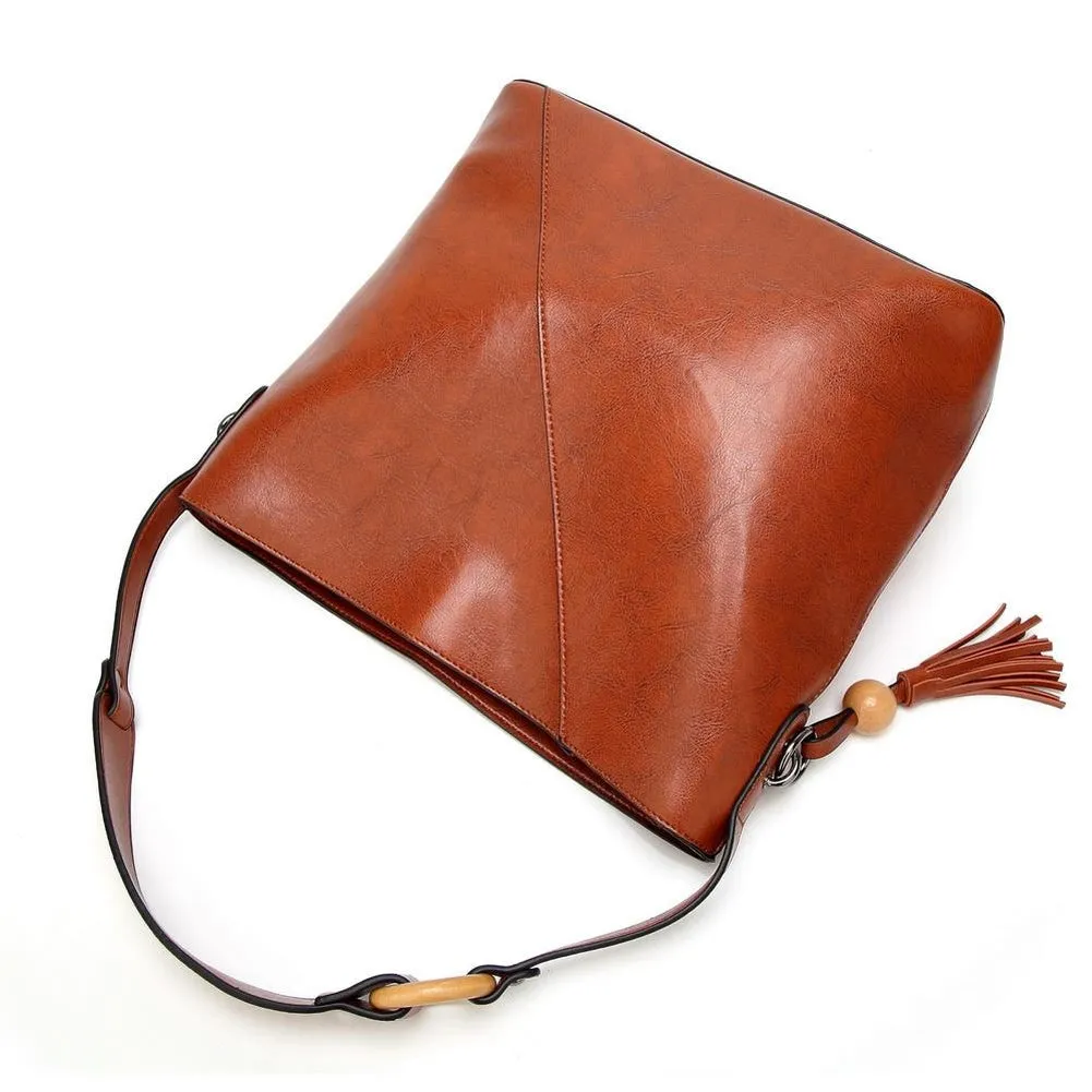 <bold>Bucket / Shoulder Bag <br>Vegan-Leather