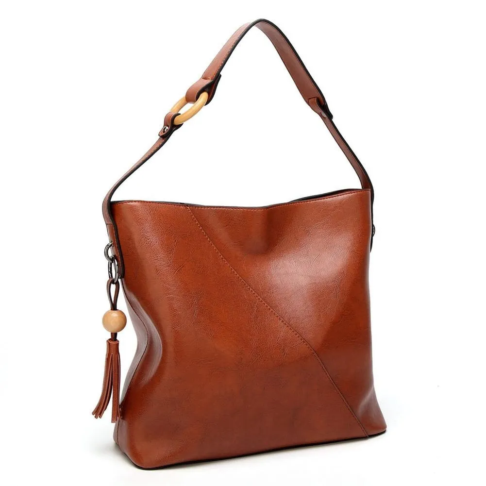 <bold>Bucket / Shoulder Bag <br>Vegan-Leather