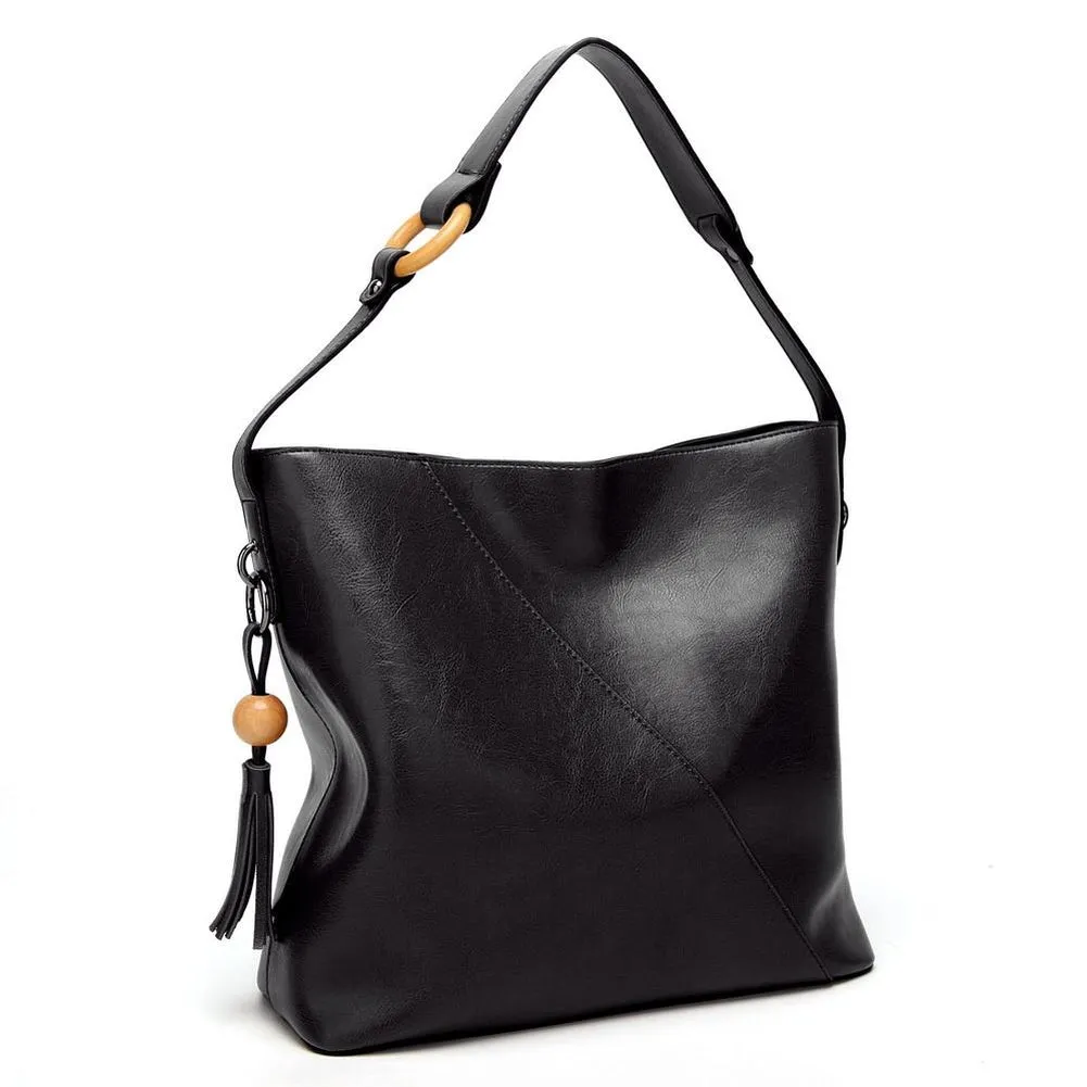 <bold>Bucket / Shoulder Bag <br>Vegan-Leather