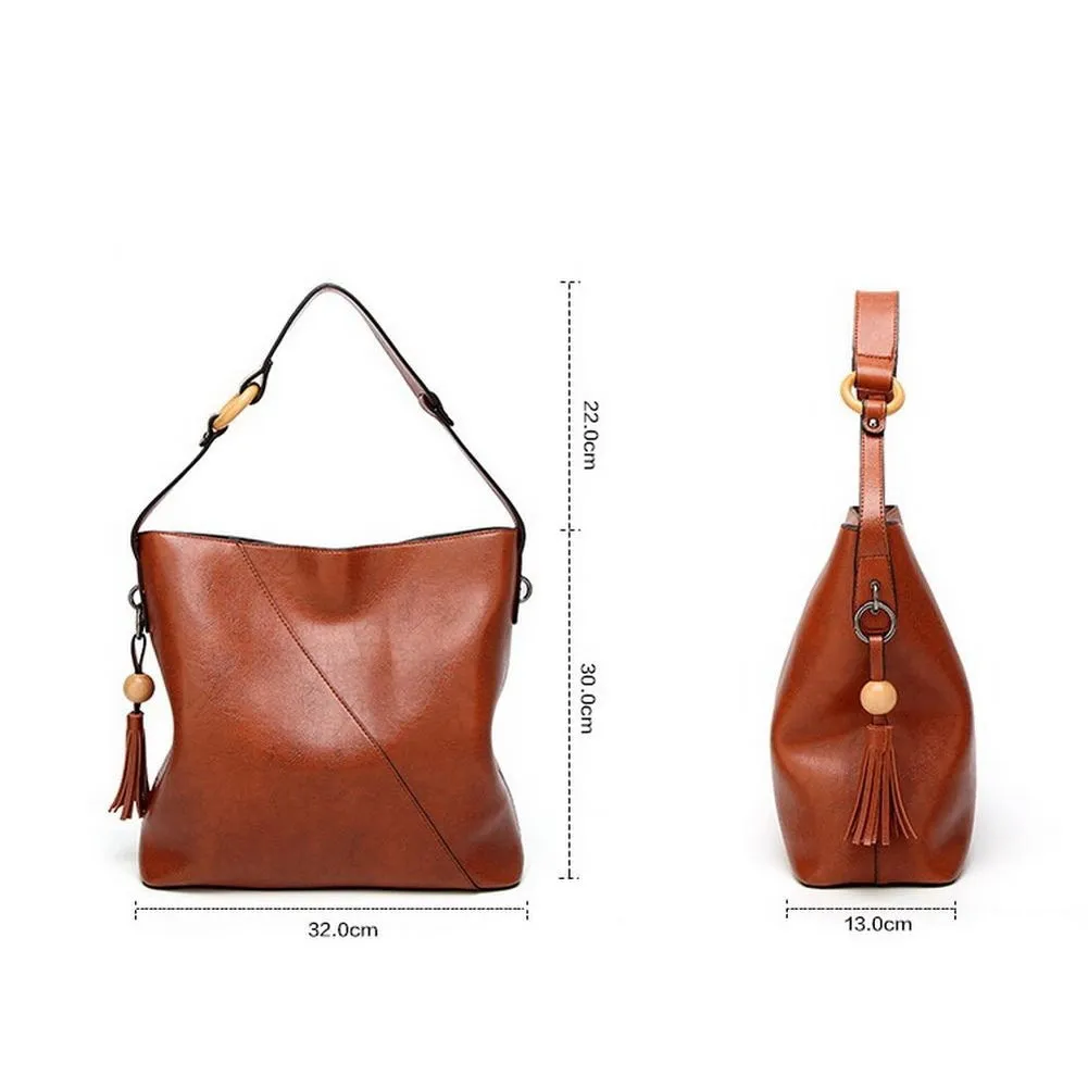 <bold>Bucket / Shoulder Bag <br>Vegan-Leather