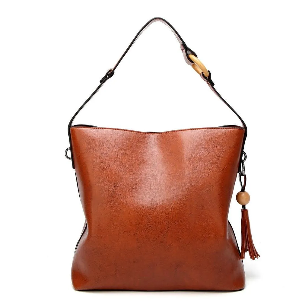 <bold>Bucket / Shoulder Bag <br>Vegan-Leather
