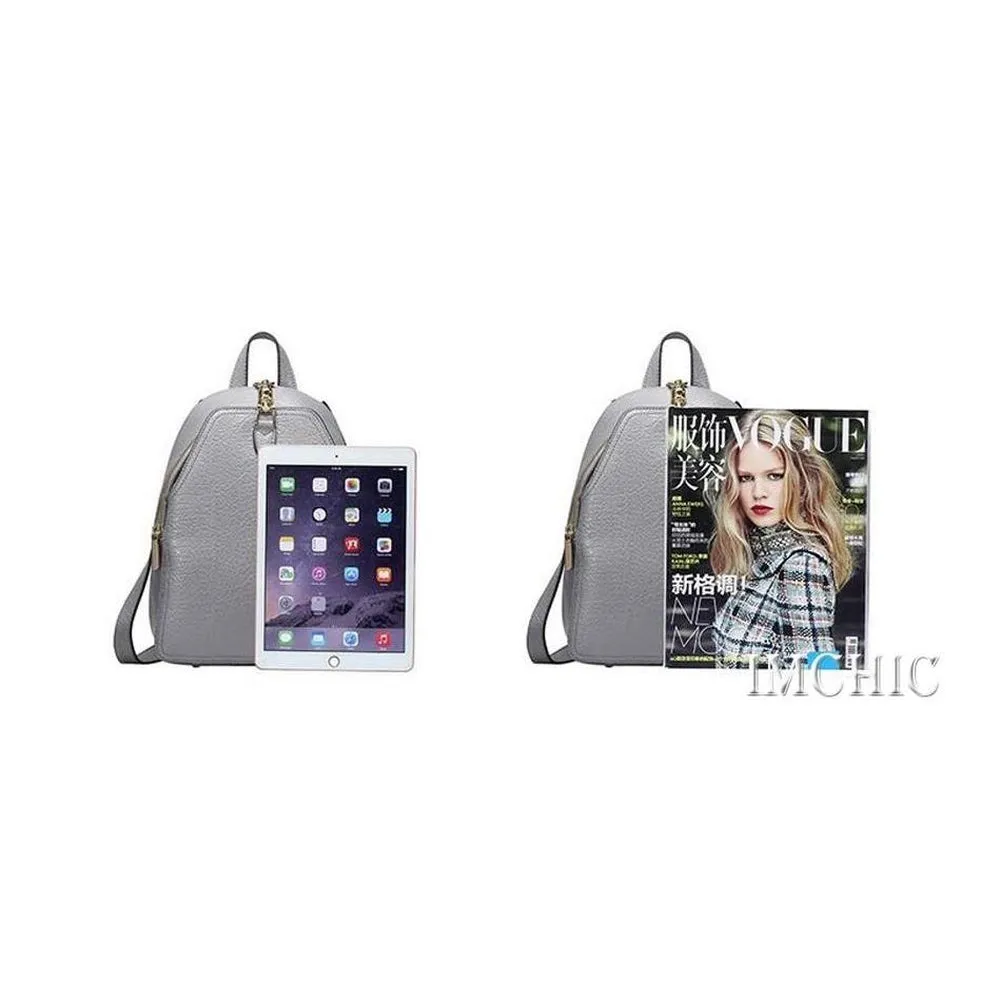 <bold>Fashion Backpack <br>Genuine-Leather