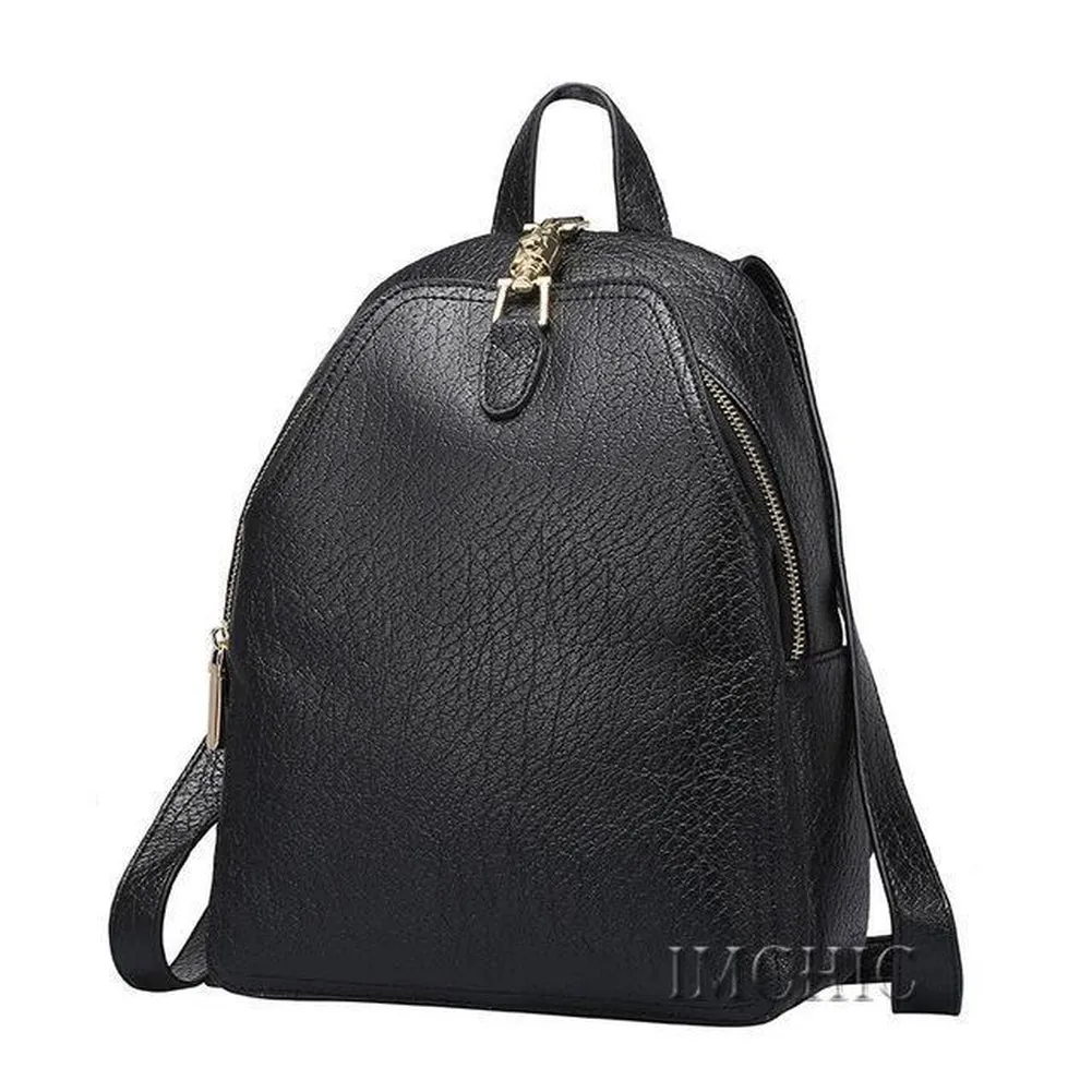 <bold>Fashion Backpack <br>Genuine-Leather