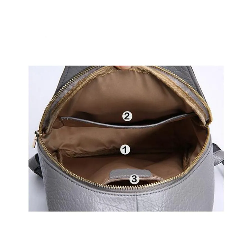 <bold>Fashion Backpack <br>Genuine-Leather