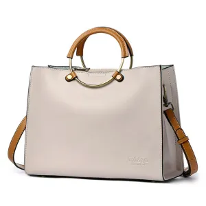 <bold>Top-Handle / Tote Bag <br>Genuine-Leather