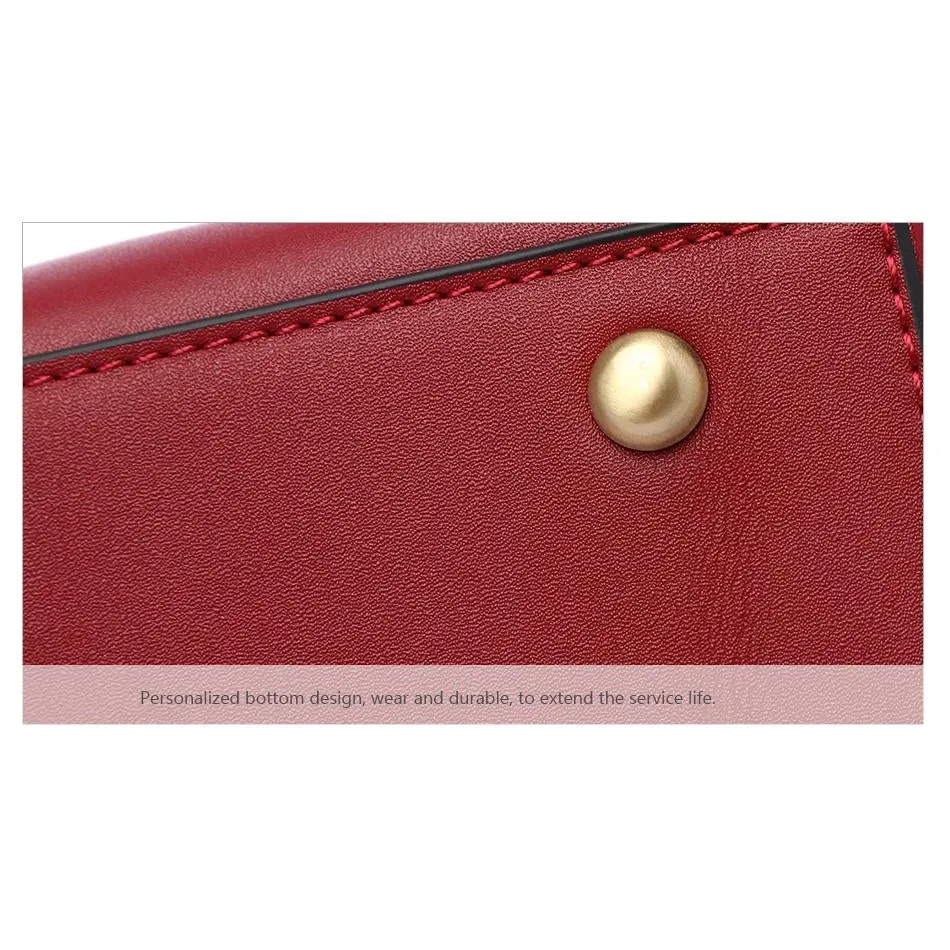 <bold>Top-Handle / Tote Bag <br>Genuine-Leather