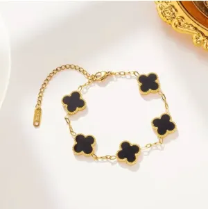 Lucky Clover Charm Bracelet