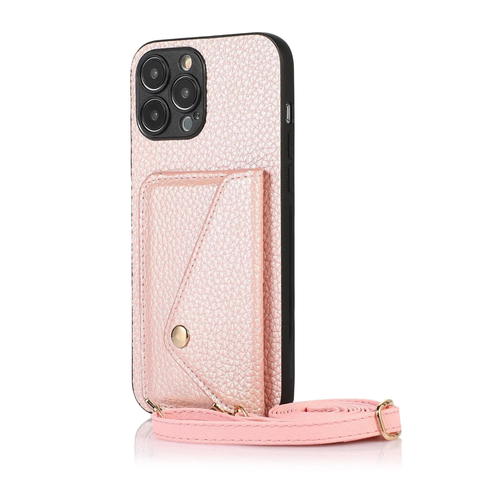 Luxury Phone Lanyard Case - Crossbody Pro Wallet Case Phone Holder and Purse