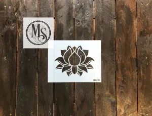 M0235 Simple Lotus Flower - small
