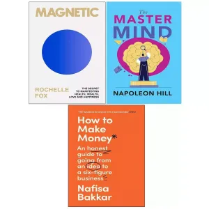 Magnetic Rochelle Fox, How To Make Money, Master Mind Napoleon Hill 3 Books Set