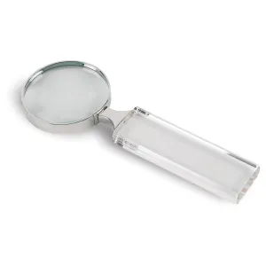 Magnifying glass with crystal handle L7  inches