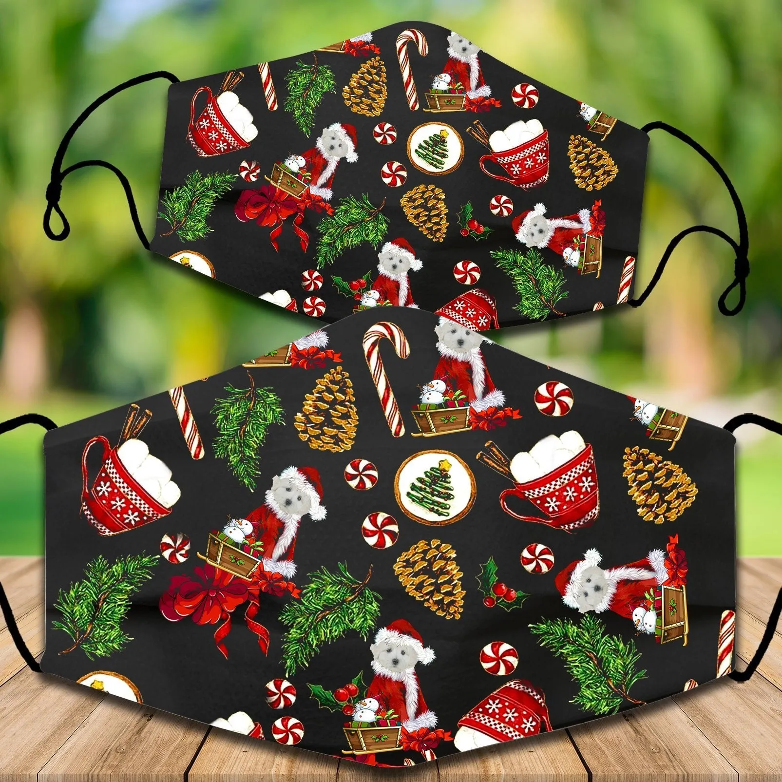 Maltipoo Christmas Veil