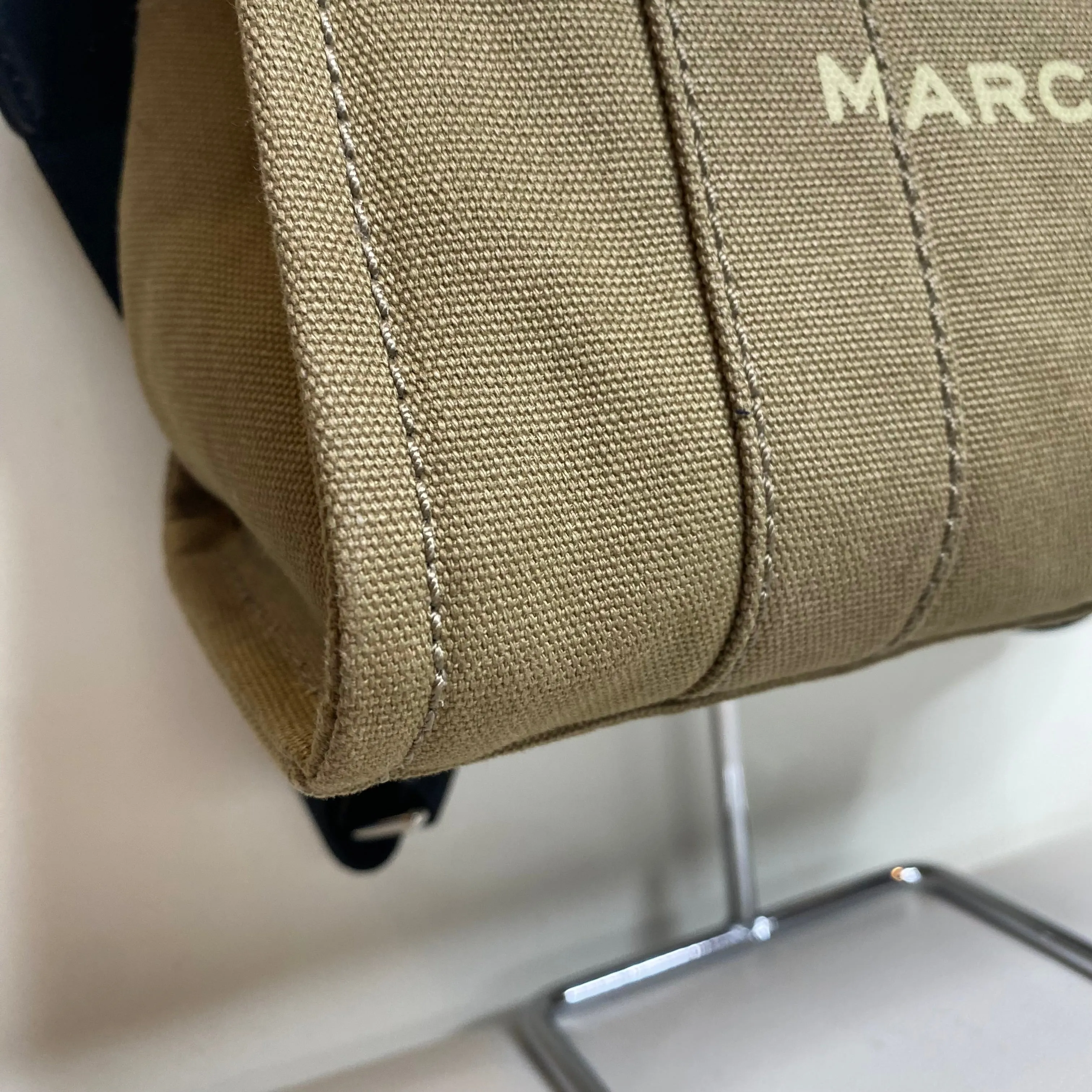 MARC JACOBS The Tote Bag Canvas Slate Green Small