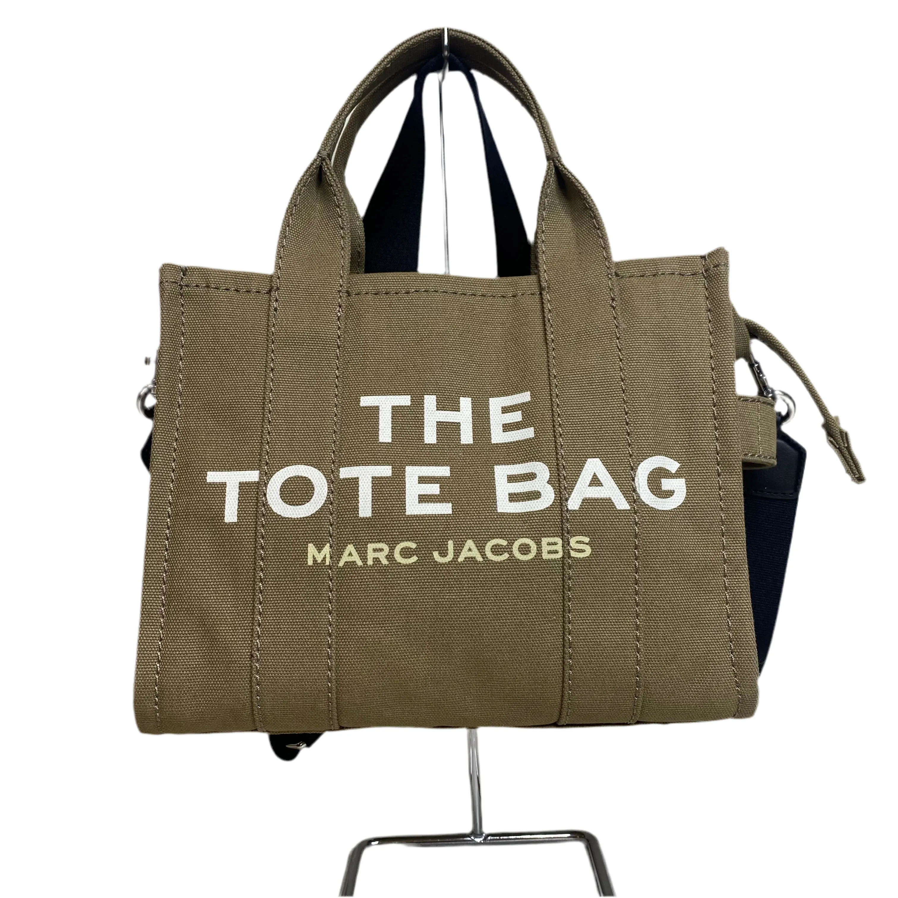 MARC JACOBS The Tote Bag Canvas Slate Green Small