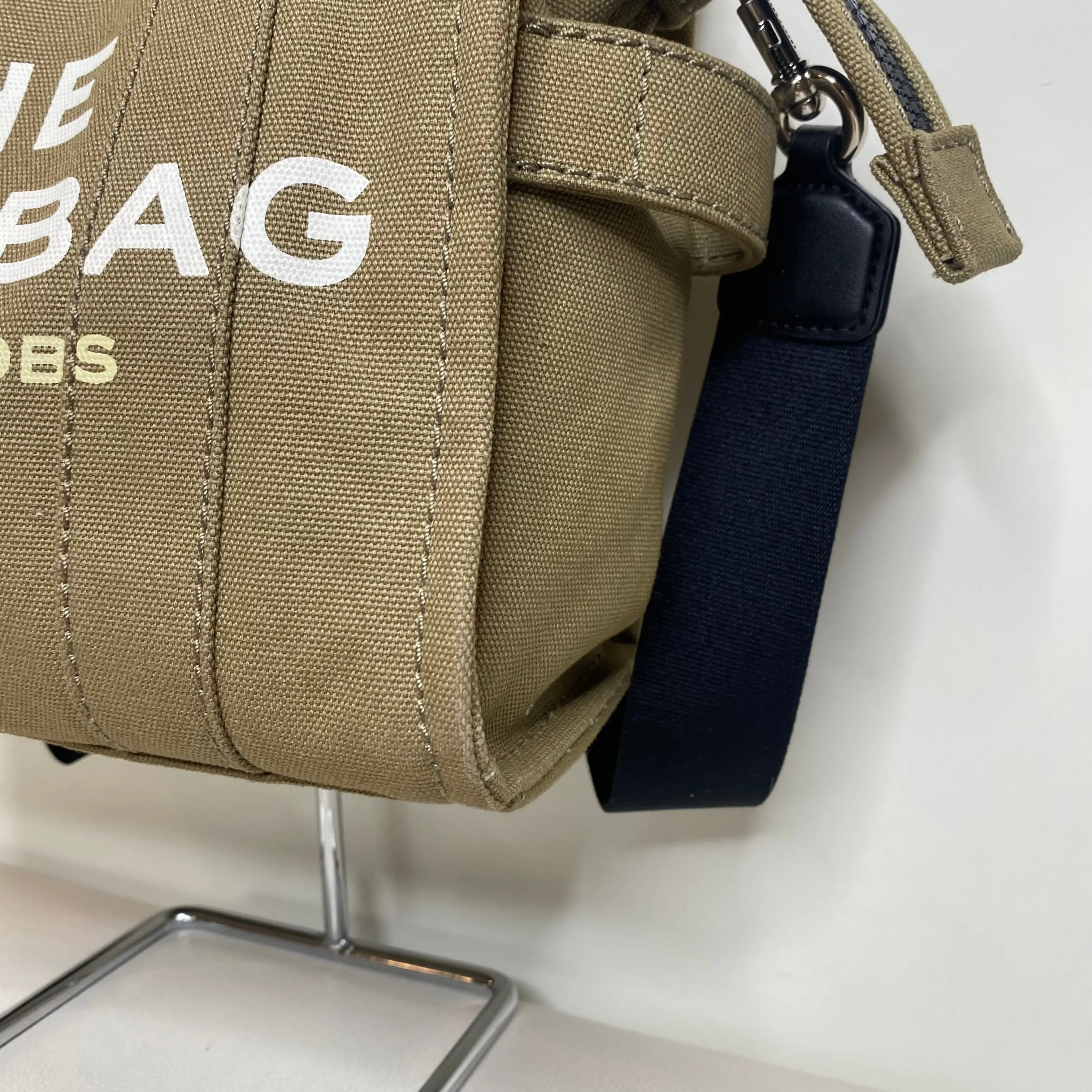 MARC JACOBS The Tote Bag Canvas Slate Green Small