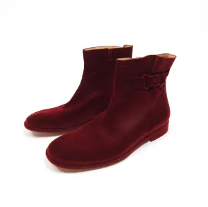 Margiela Red Velvet Boot Size 41