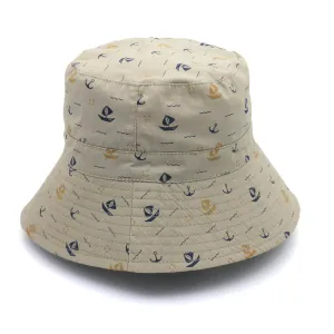 Mario Bucket Hat - Khaki Boats