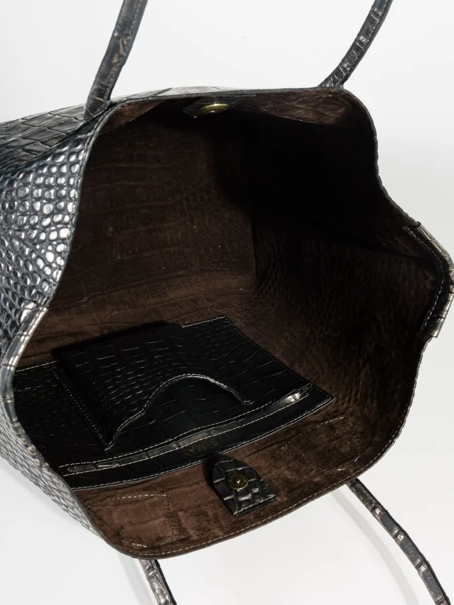 market tote - gator heavy metal