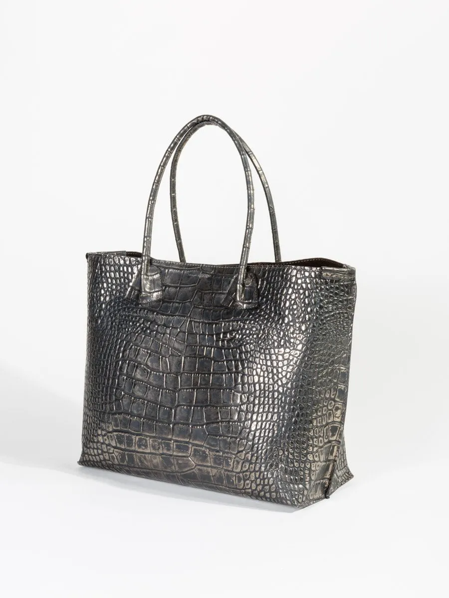 market tote - gator heavy metal