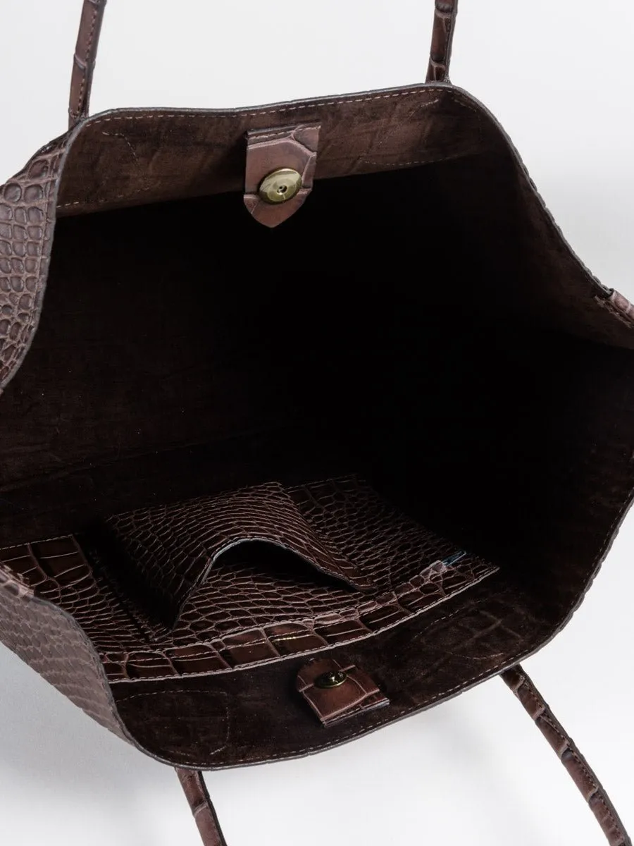 market tote - mocha