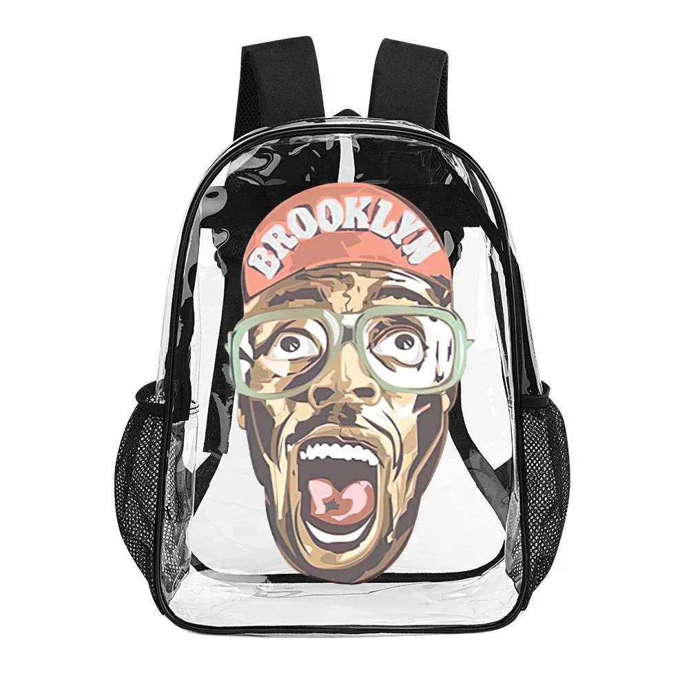 Mars Blackmon Transparent Backpack 17 Inch
