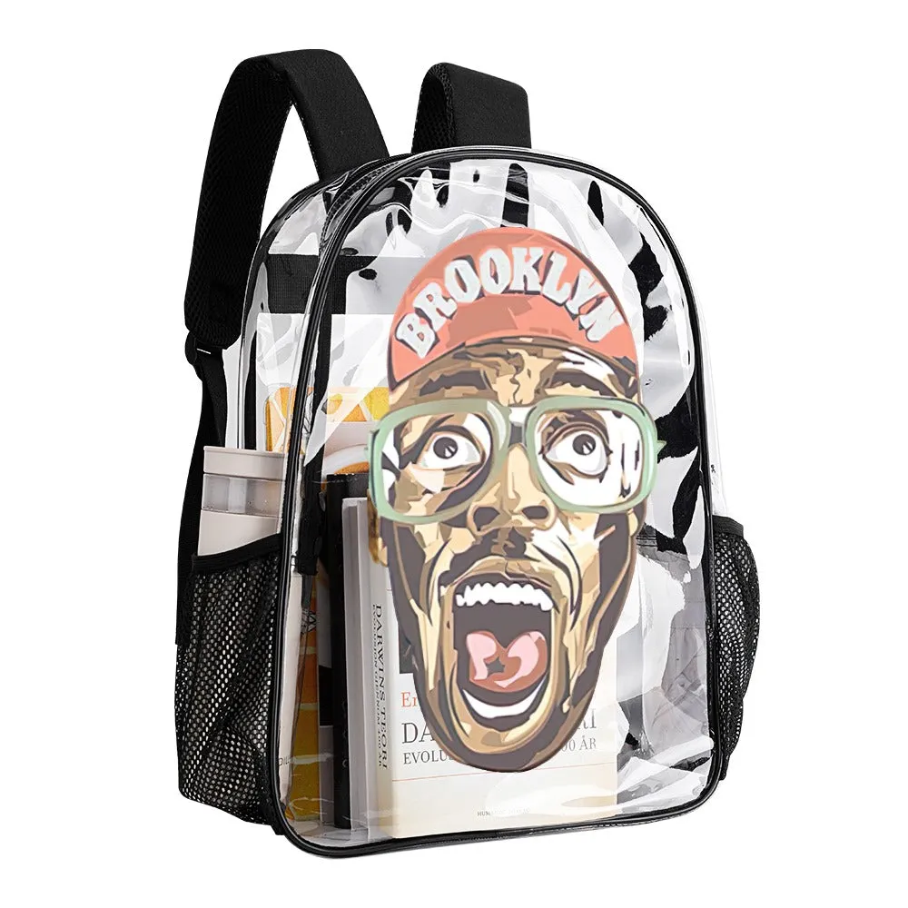 Mars Blackmon Transparent Backpack 17 Inch