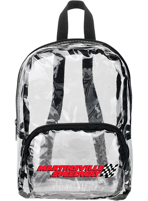Martinsville Speedway MINI Clear Backpack