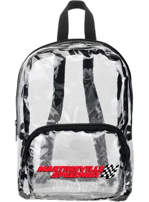 Martinsville Speedway MINI Clear Backpack