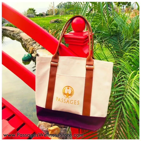 Medium Two-Tone Passages Tote Bag