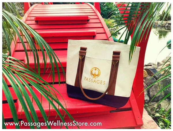 Medium Two-Tone Passages Tote Bag