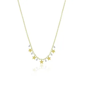Meira T Dainty Diamond Star Necklace