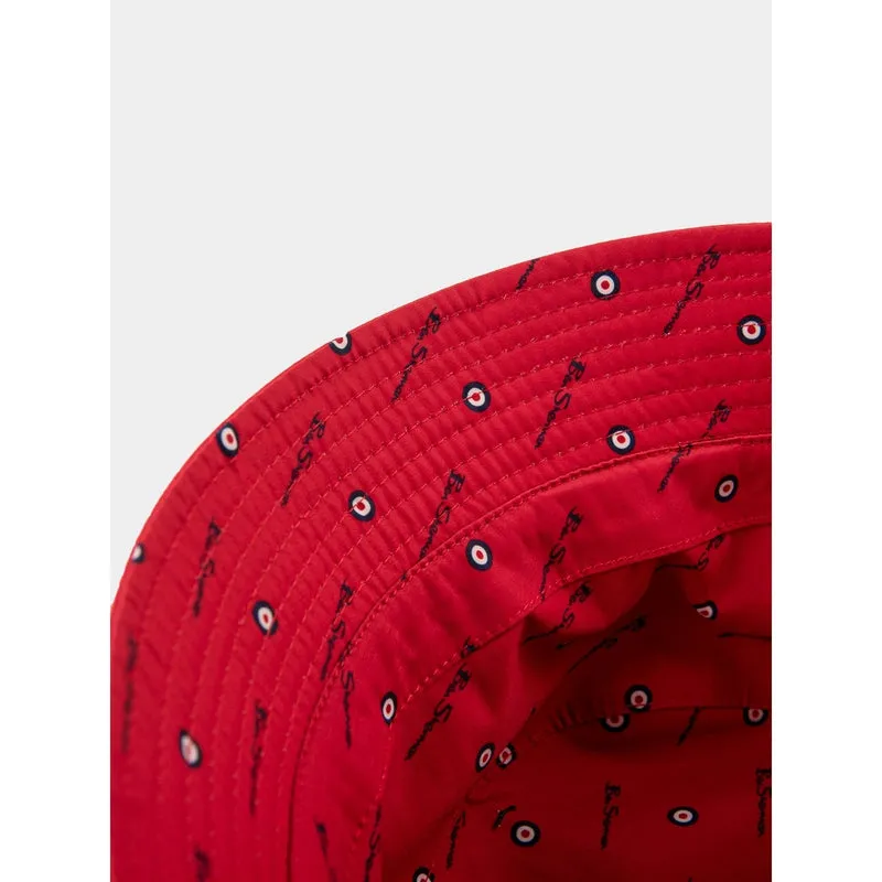 Mens Ben Sherman Bucket hat -Red