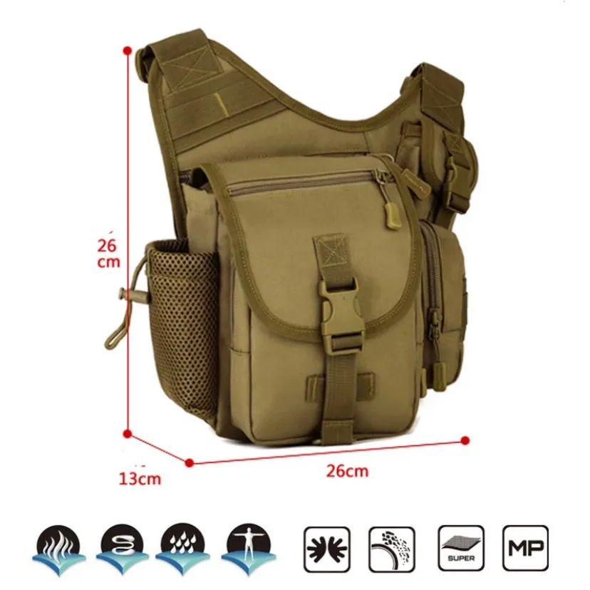 Military Tactical Shoulder Bag EDC Airsoft - OD GREEN
