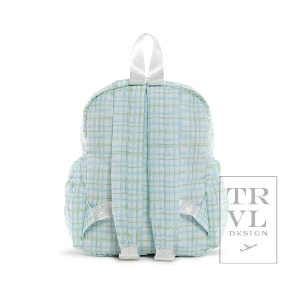 Mini Backer - Classic Plaid Green Backpack