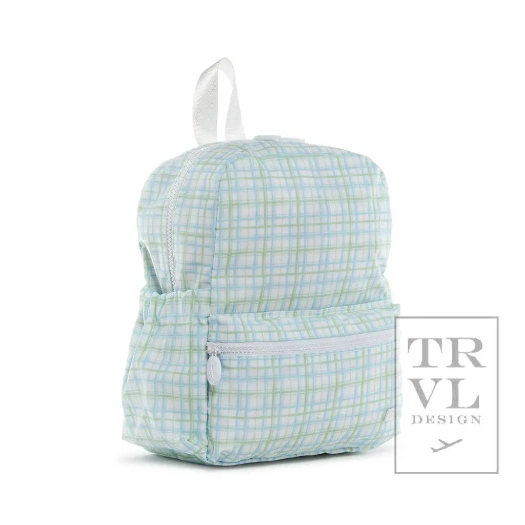 Mini Backer - Classic Plaid Green Backpack